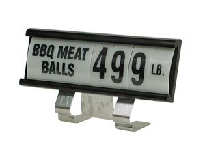 Heat Resistant Single Tier C-channel with Pan Clip (Hot Food)