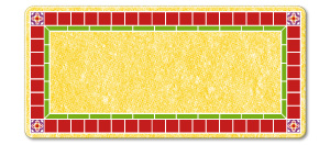 La Cocina Tile Border Wipe Off Tag